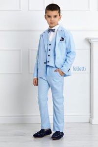 Garnitur chłopięcy baby blue | Folletti 25A001